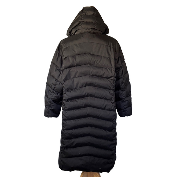Lands' End Women's Long Black Puffer Coat size 2X - Picture 2 of 12